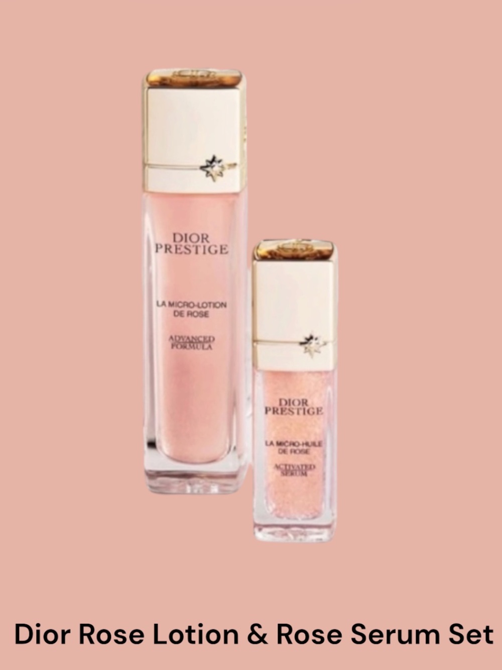 Dior Prestige Rose Micro-Lotion & Rose Serum Set - New